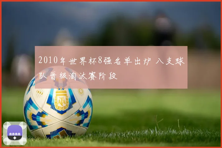 2010年世界杯8强名单出炉 八支球队晋级淘汰赛阶段